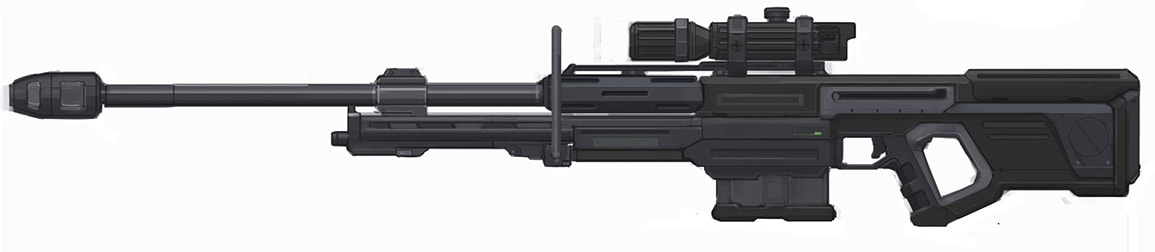 An early illustration for the mod's Sniper Rifle.