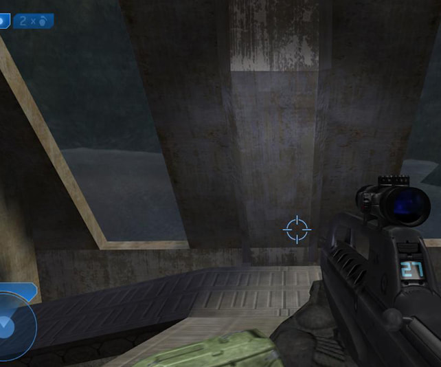 Another Forerunner interior room in Halo 2.