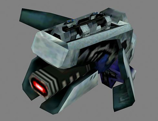 A rough render of a Sentinel Beam weapon model carved out of Halo CE's Sentinel.